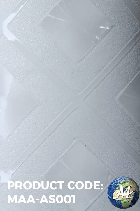 Glitter - White -Rhombus MAA-AS001