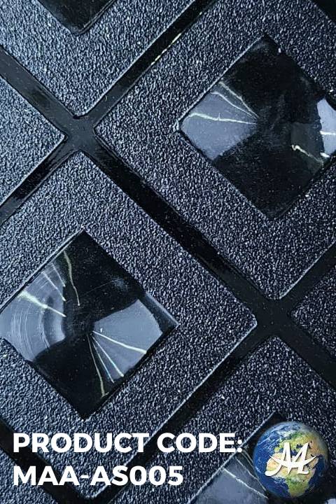 Glitter - Black-Rhombus MAA-AS005